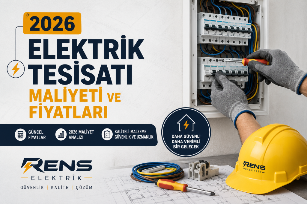 2026 Elektrik Tesisatı Maliyeti ve Fiyatları Rens Elektrik