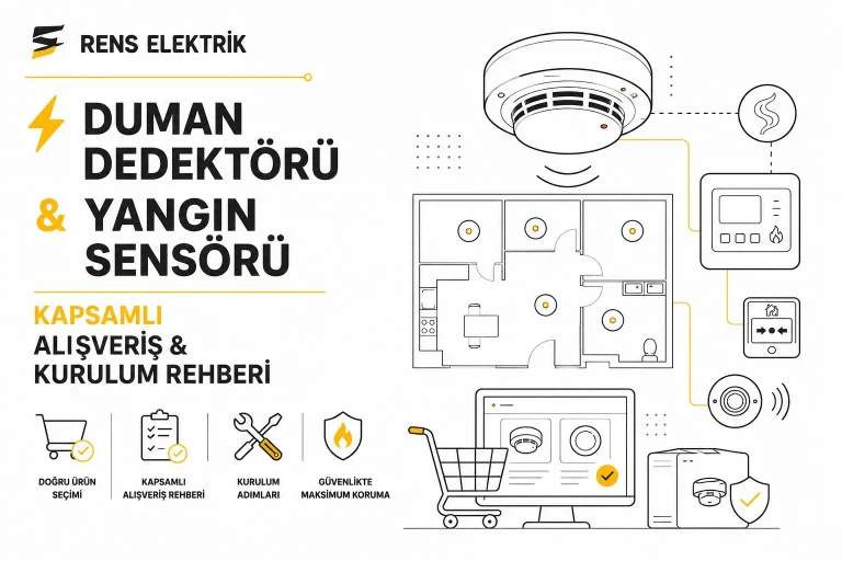 ⚡ Duman Dedektörü & Yangın Sensörü: Kapsamlı Alışveriş & Kurulum Rehberi