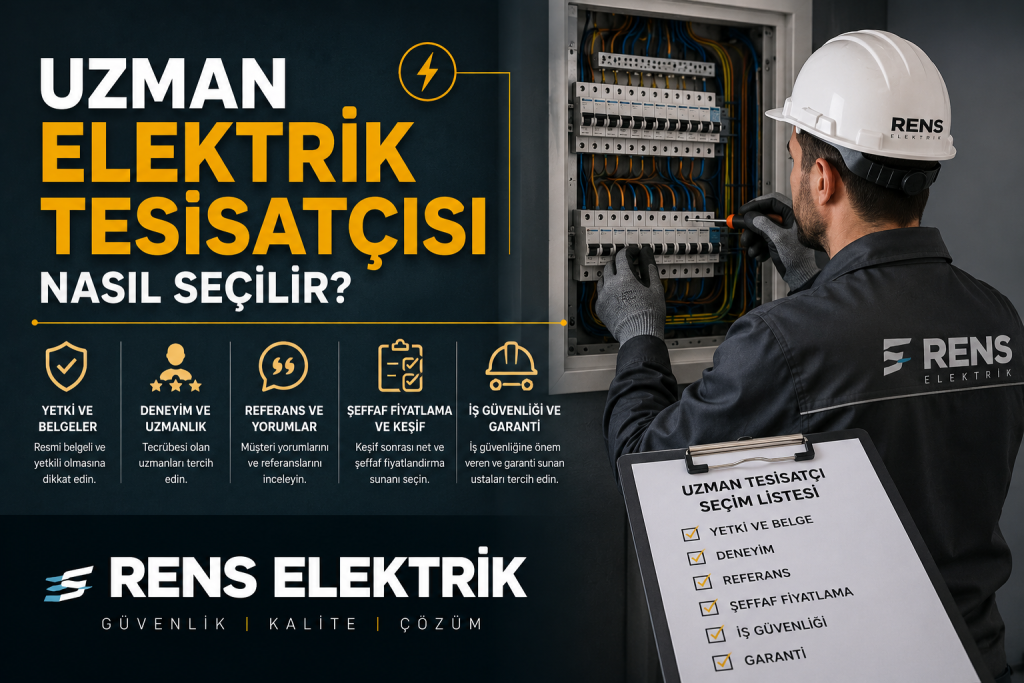 Uzman Elektrik Tesisatçısı Nasıl Seçilir Rens Elektrik
