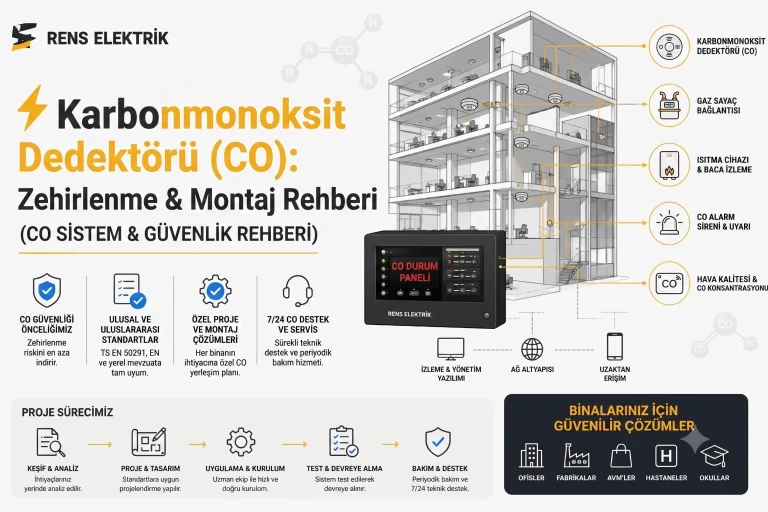 ⚡ Karbonmonoksit Dedektörü (CO): Zehirlenme & Montaj Rehberi